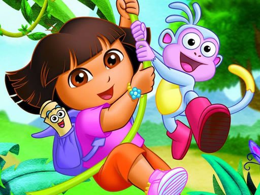 Dora Exploring Jigsaw Challenge