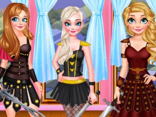 WARRIOR PRINCESS DRESS UP Jump Story