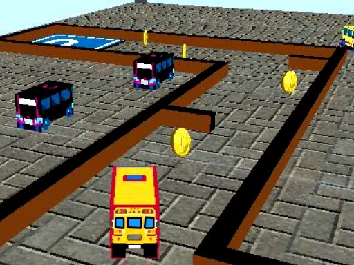 School Bus 3D Parking World Arena