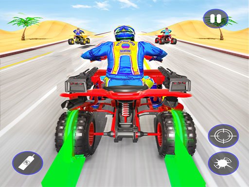 Quad Bike Traffic Shooting Games 2020 Bike Games Race Land