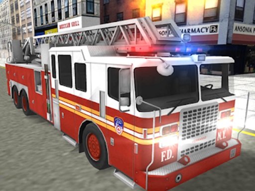 Real Truck Fire Drive Sim Fun Mission