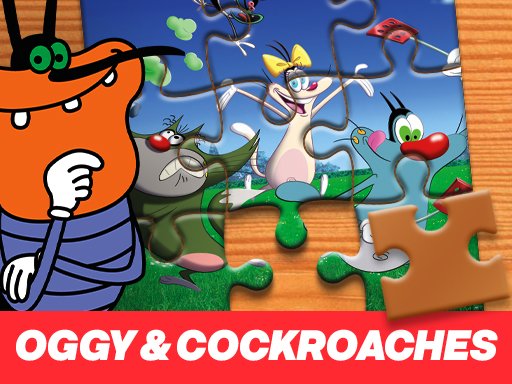 Oggy and the Cockroaches Jigsaw Puzzle World Race