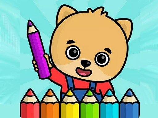 Coloring book  games for kids Battle Arena