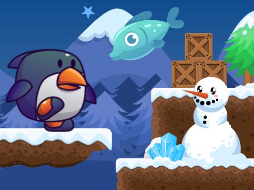 Penguin Fishing Race