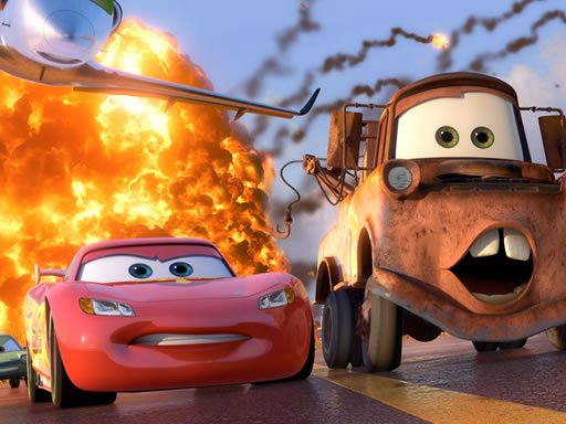 Cars Cartoon Coloring Run Race