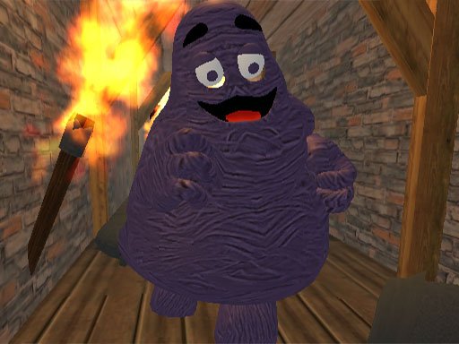 Grimace Shake Burn or Die  Run Quest