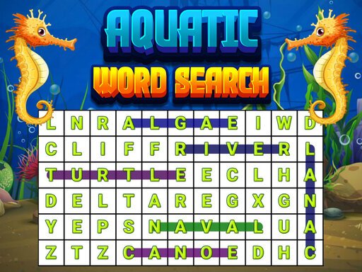 Aquatic Word Search Mission World