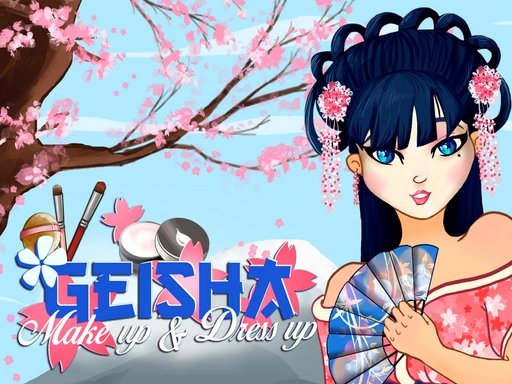 Geisha make up and dress up Jump Legends