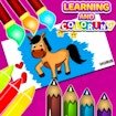 Learning and Coloring For Kids Battle
