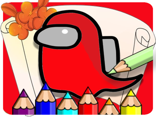 Coloring Book For Amoung Us Story