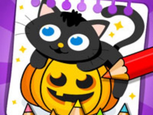Halloween Coloring Art Games Fun Jump