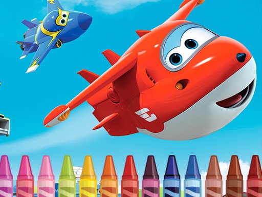 Superwings Coloring Challenge Island