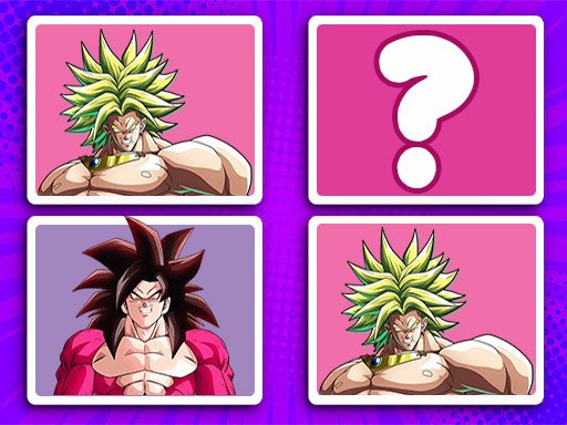 DragonBall Match Cards Fun