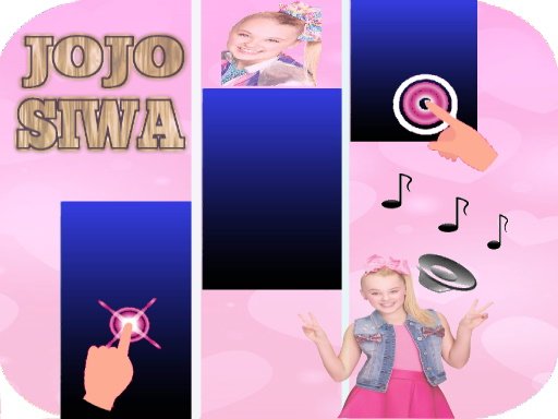 JoJo Siwa Piano Tile Challenge