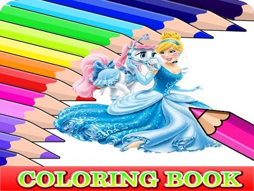 Coloring Book for Cinderella Battle