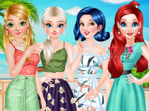 My Beautiful Printed Dress Jump Race