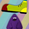 Grimace vs Giant Clown Shoes Adventure