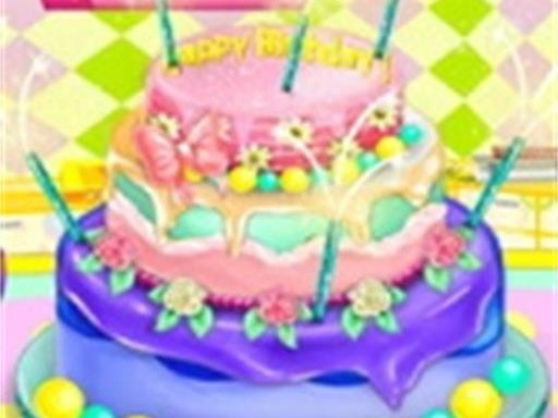 Little Girl Birthday Cake Land