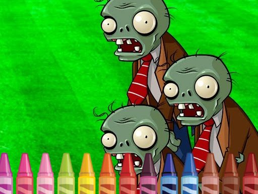 4GameGround  Zombie Coloring Race