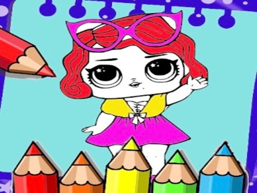 Coloring Dolls Book Mode