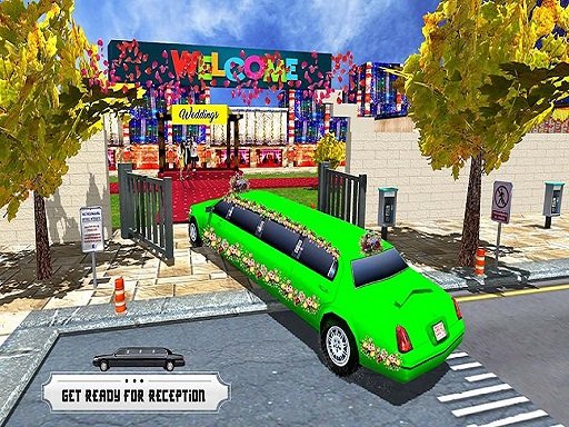 Wedding City Limo Car Driving Simulator Game Mission