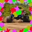 Monster Truck Sliding Puzzles Run Journey
