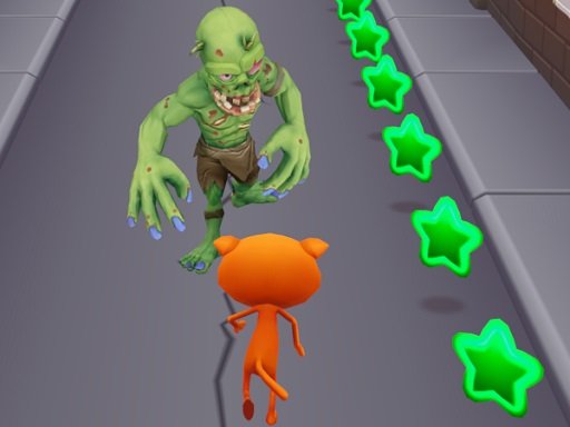Angry Cat Run  Zombies Alley Mission Battle