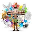 Realistic Animals Coloring Book for Kids Land Saga