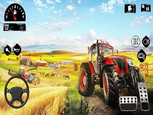 Offroad Tractor Farmer Simulator 2022 Cargo Drive Battle Jump