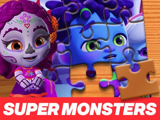 Super Monsters Jigsaw Puzzle Race Story