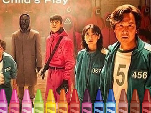 Squid Game Coloring Run Mode