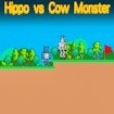 Hippo vs Cow Monster Mission Race