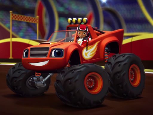 Blaze Monster Trucks Hidden Stars Race Mode