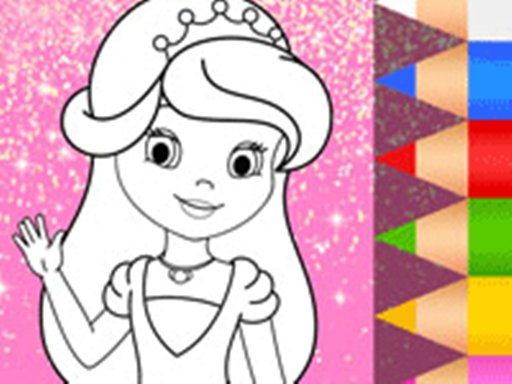 Princess Coloring Glitter  Art Game Adventure Legends