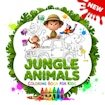 Jungle Animals Coloring Book for Kids Jump