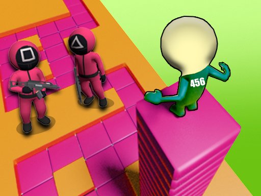 Squid Game Stacky Maze Battle