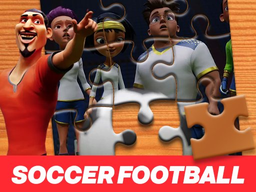 The soccer Football Movie Jigsaw Puzzle Race Island