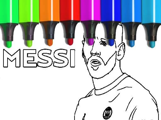 Messi Coloring Pages Story World