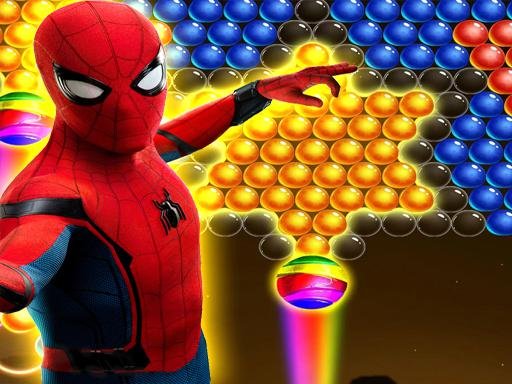 Spiderman Bubble Shooter Quest