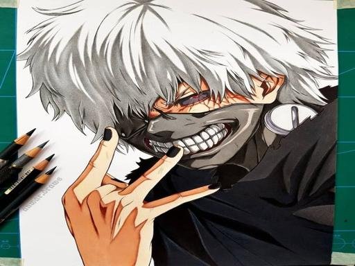 anime coloring book tokyo ghoul Play online Arena Adventure