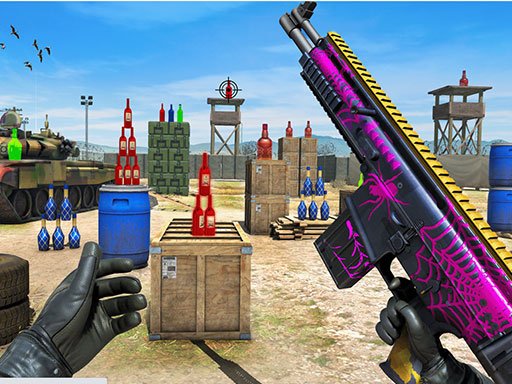 New Bottle Shooting Game Dash