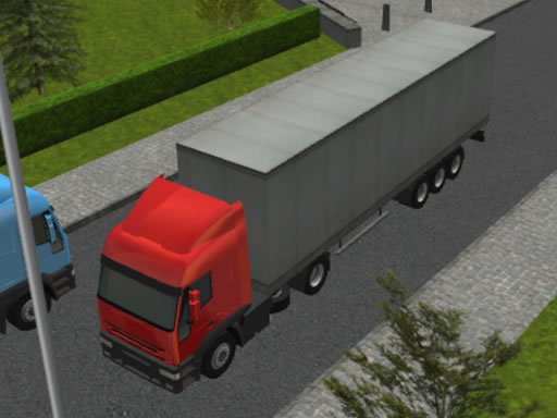 3D Truck Parking Island