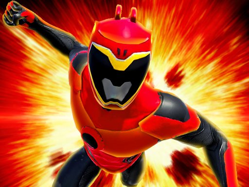 power rangers  space war Island Dash