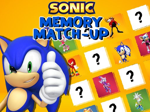 Sonic Memory Match Up Run