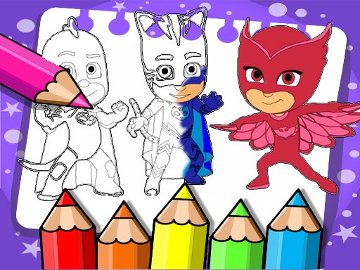 PJ Masks Coloring Book Odyssey