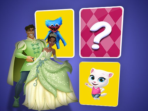 The Princess and the Frog Memory Card Match Dash Race