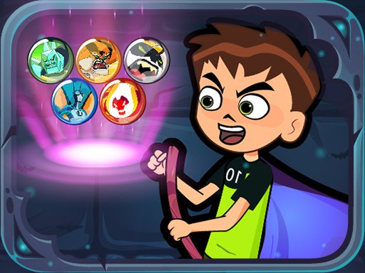 Ben 10 Halloween Bubble Shooter Battle