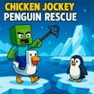 Chicken Jockey: Penguin Rescue Arena Challenge