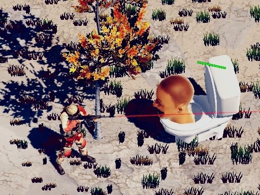 TopDown Skibidi Toilet Shooting Challenge