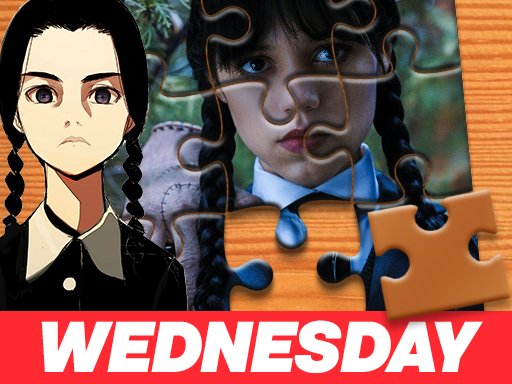 Wednesday Addams Jigsaw Puzzle Land Fun